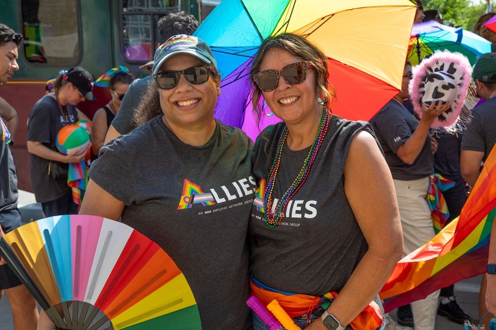 HDR employees at Heartland Pride Parade