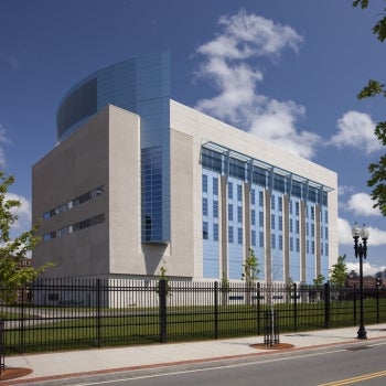 BU Medical Center National Emerging Infectious Disease Lab Building exterior