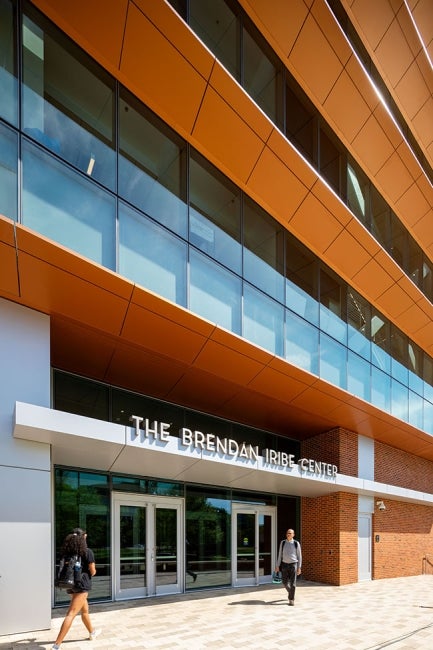 Brendan Iribe Center for Computer Science and Engineering signage