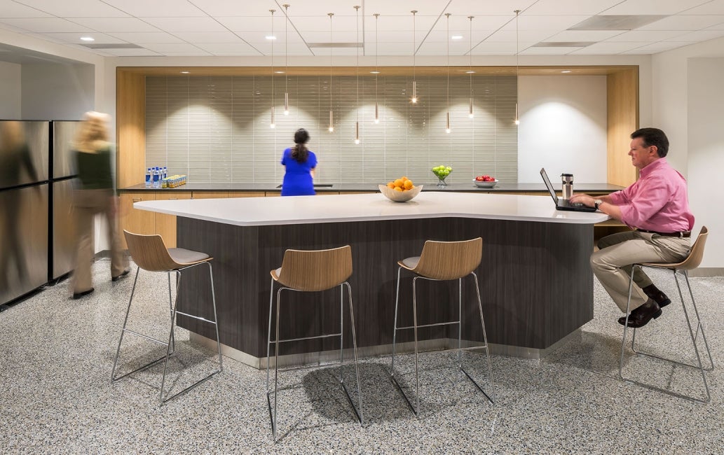 Bristol-Myers Squibb Module E Office Renovation Cafe