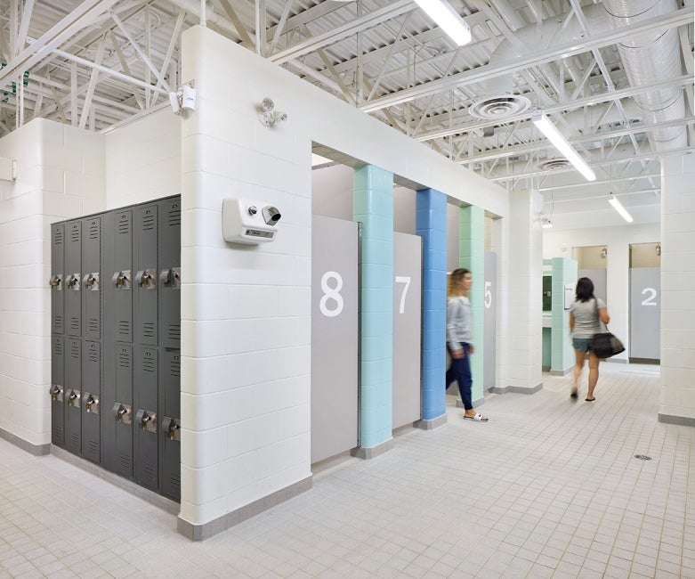 Canfor Leisure Pool Changing Room