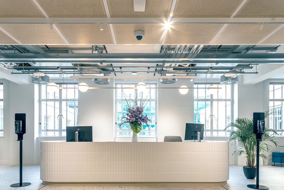 Reception Area at 80, Strand London