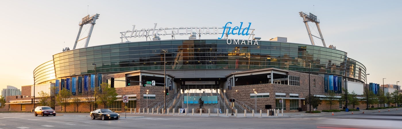 streetview of charles schwab field Omaha, Nebraska