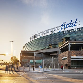 streetview of charles schwab field Omaha, Nebraska