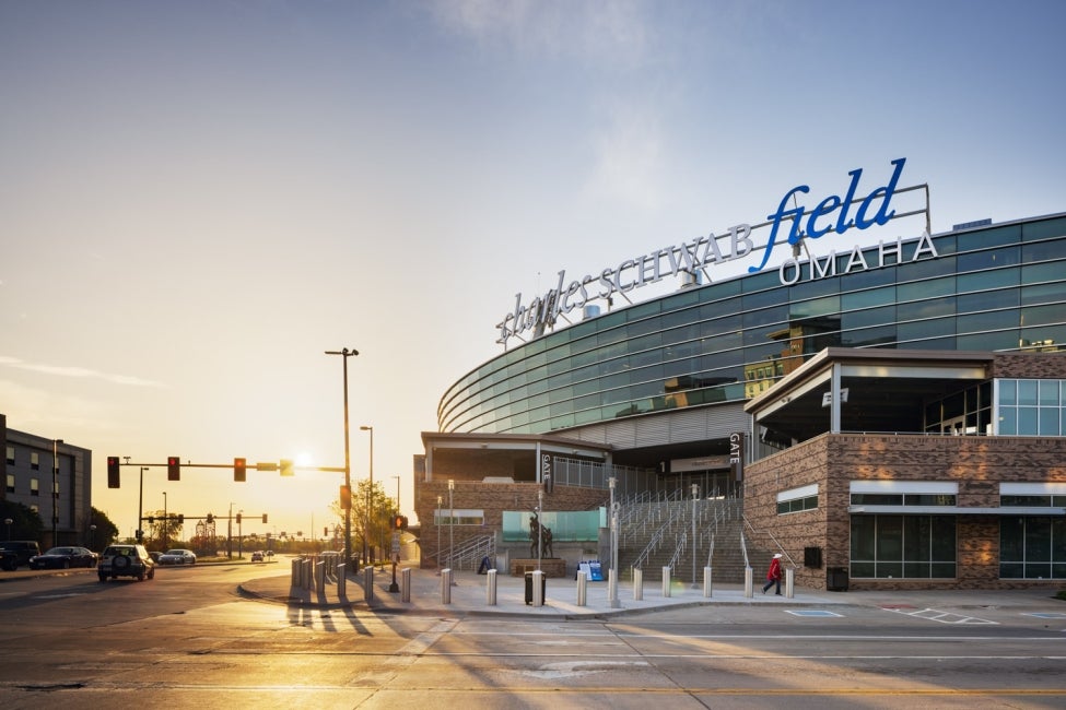 streetview of charles schwab field Omaha, Nebraska