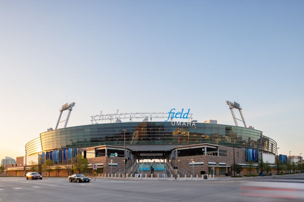 streetview of charles schwab field Omaha, Nebraska