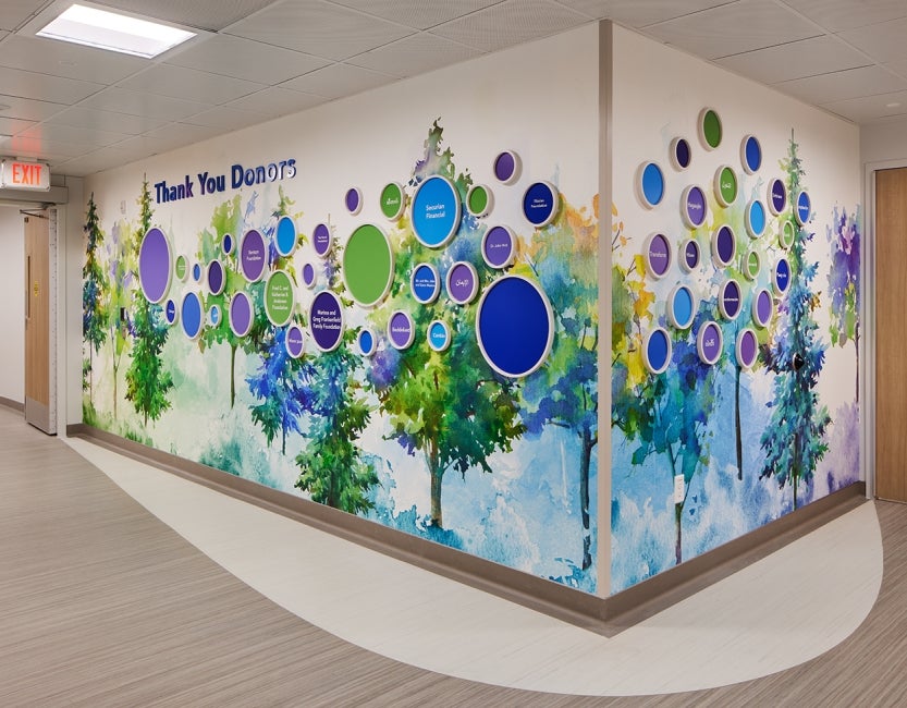 Children's Minnesota Inpatient Mental Health Unit Donor Wall