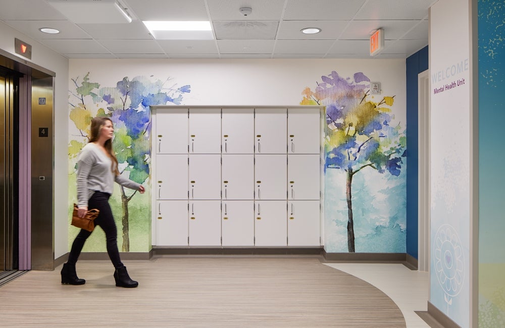 Children's Minnesota Inpatient Mental Health Unit Staff Lockers