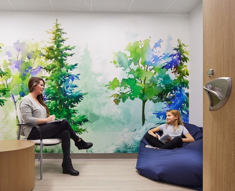 Children's Minnesota Inpatient Mental Health Unit Therapy Room