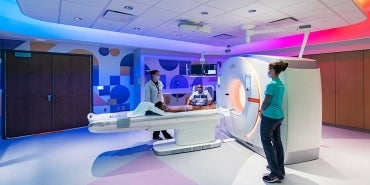 Treatment room at Hubbard Center, Omaha. 