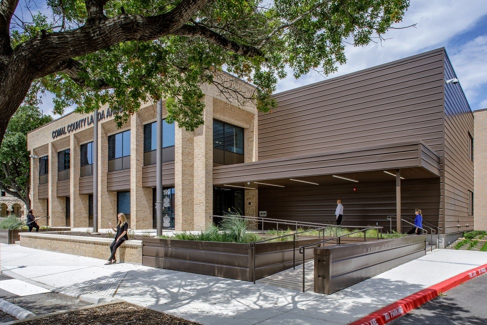 Comal County Landa Annex Entry Ramp