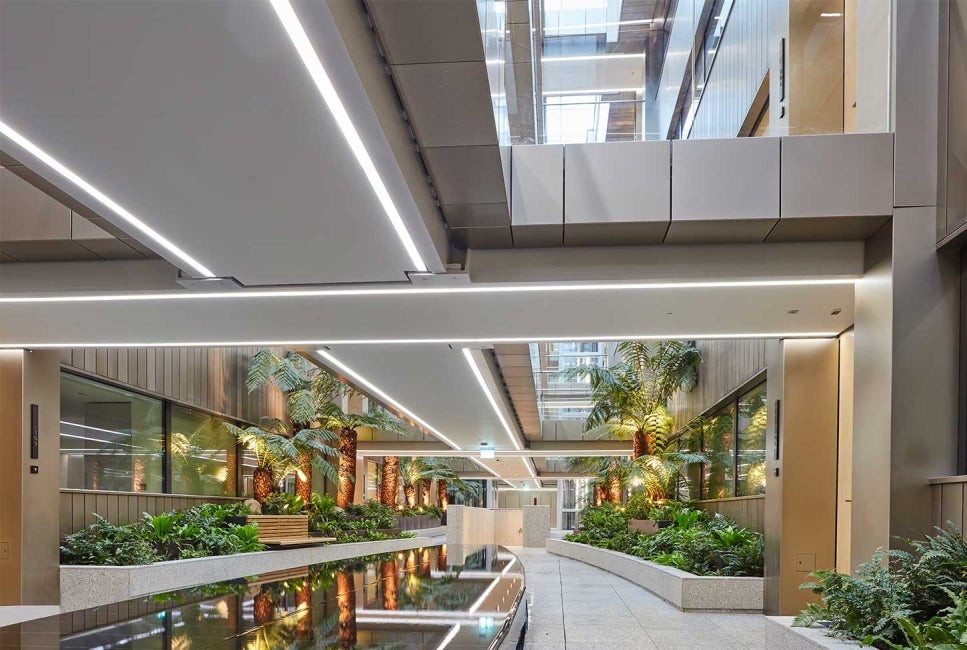 Courtyard at Marylebone Square, London.