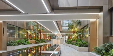 Courtyard at Marylebone Square, London.