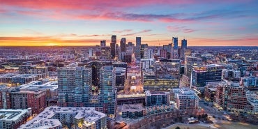 Cityscape of Denver, Colorado.