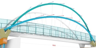 green street bridge parametric model