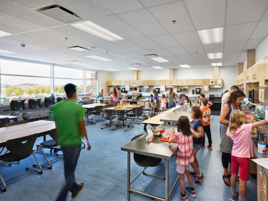 Griffith Woods School Students