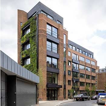 Exterior of Holbein Gardens, London. Photo taken from Street Level.