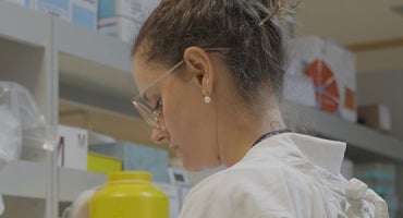 A RUN DIPG scientist conducting cancer research