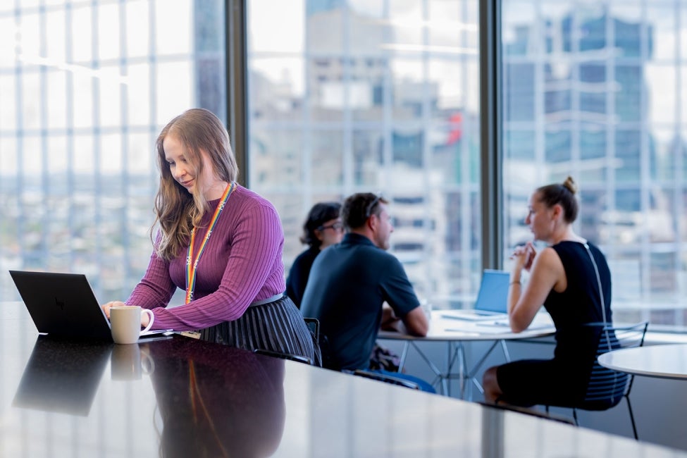 Employees in HDR's Brisbane office