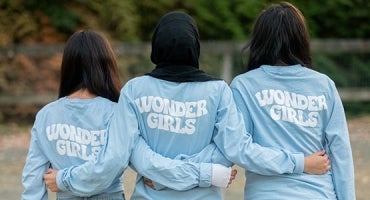 Girls participate in Wonder Girls mentoring program