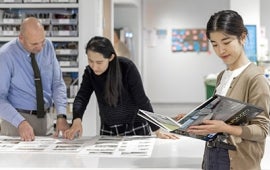 HDR employees collaborating in the San Francisco office