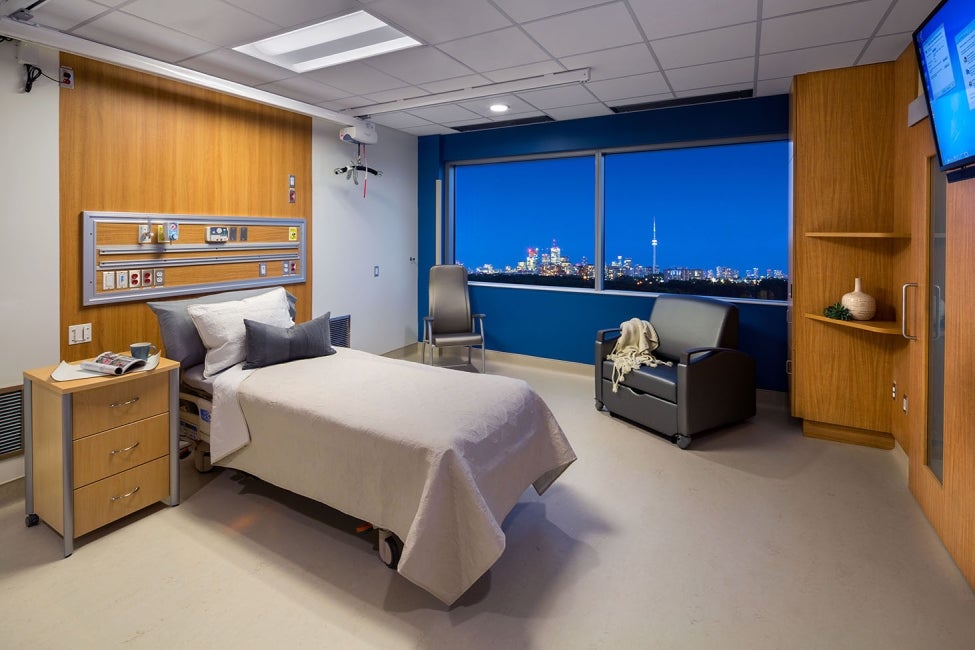 Humber River Hospital - patient room