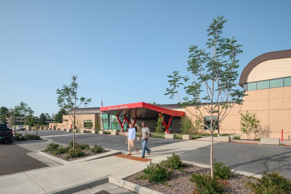 Jefferson County Belmar Public Library entrance