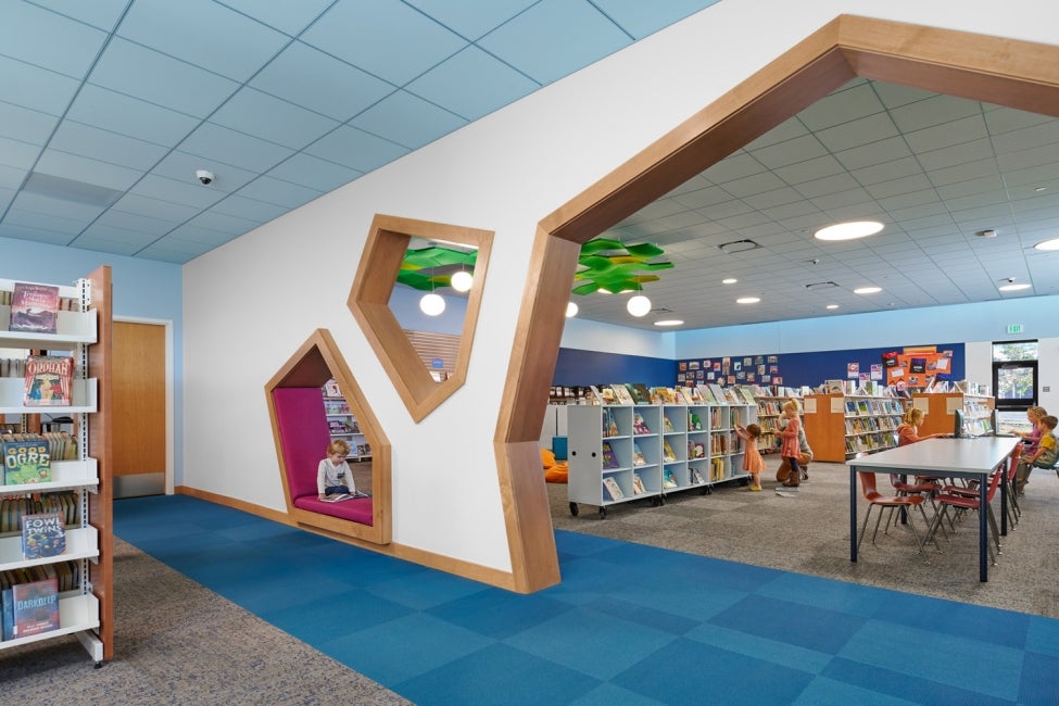 Jefferson County Belmar Public Library Children's reading area