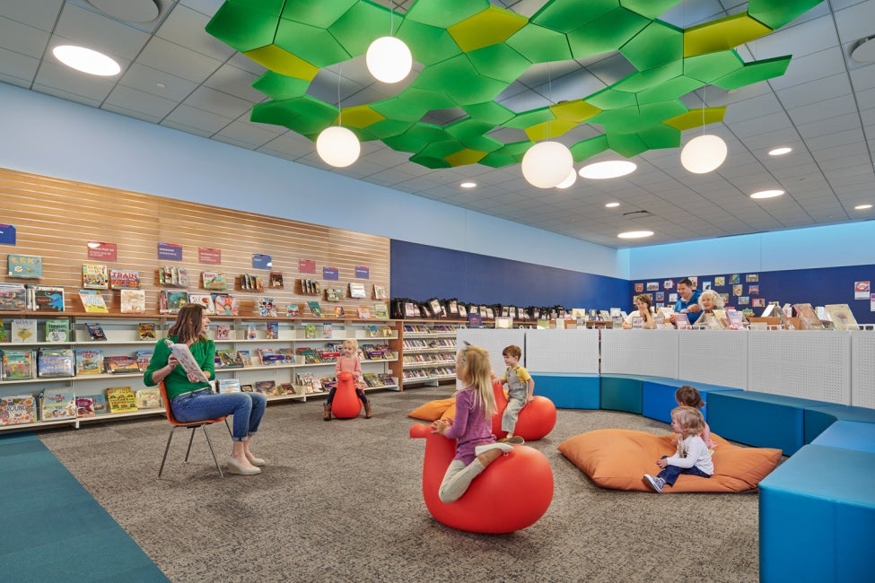 Jefferson County Belmar Public Library children's reading zone