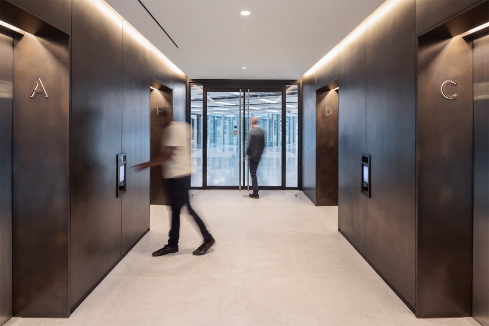 Lucent W1 Elevator Lobby