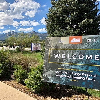 Larimer County Solid Waste Plan Signage