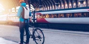 Mass Transit Passenger Traveling with Bicycle