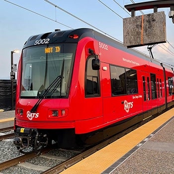 san diego mid coast trolley vehicle