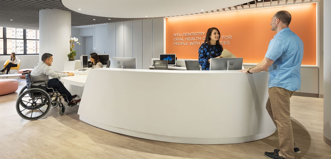 NYU Oral Health Center for People with Disabilities Lobby