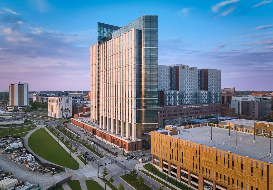 The Ohio State University Wexner Medical Center New Hospital Tower Connection to James Cancer Center