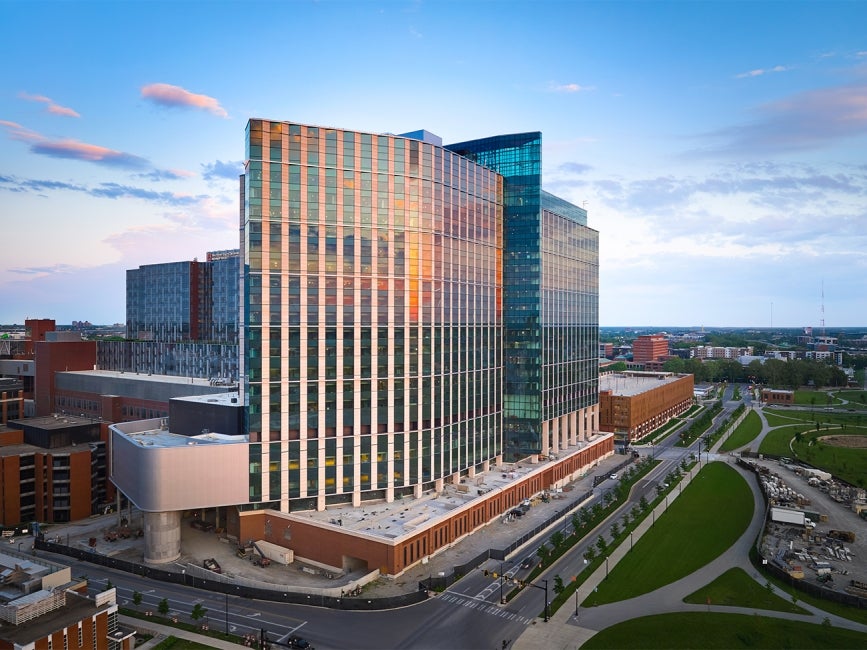 The Ohio State University Wexner Medical Center New Hospital Tower Entrance