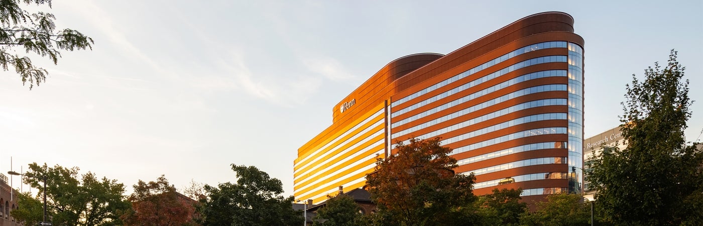 The Pavilion at the Hospital of the University of Pennsylvania at Dusk