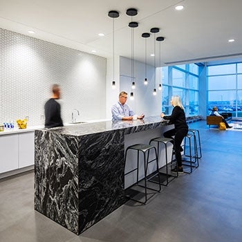 Procter & Gamble Beauty Innovation Center kitchen