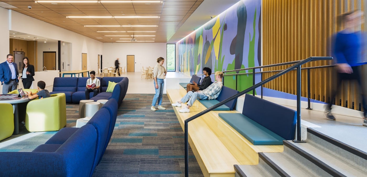 interior view of common room for RADIUS Youth Justice Treatment Center