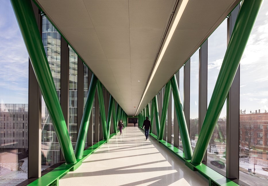 Rush University Medical Center Joan and Paul Rubschlager Building Walkway