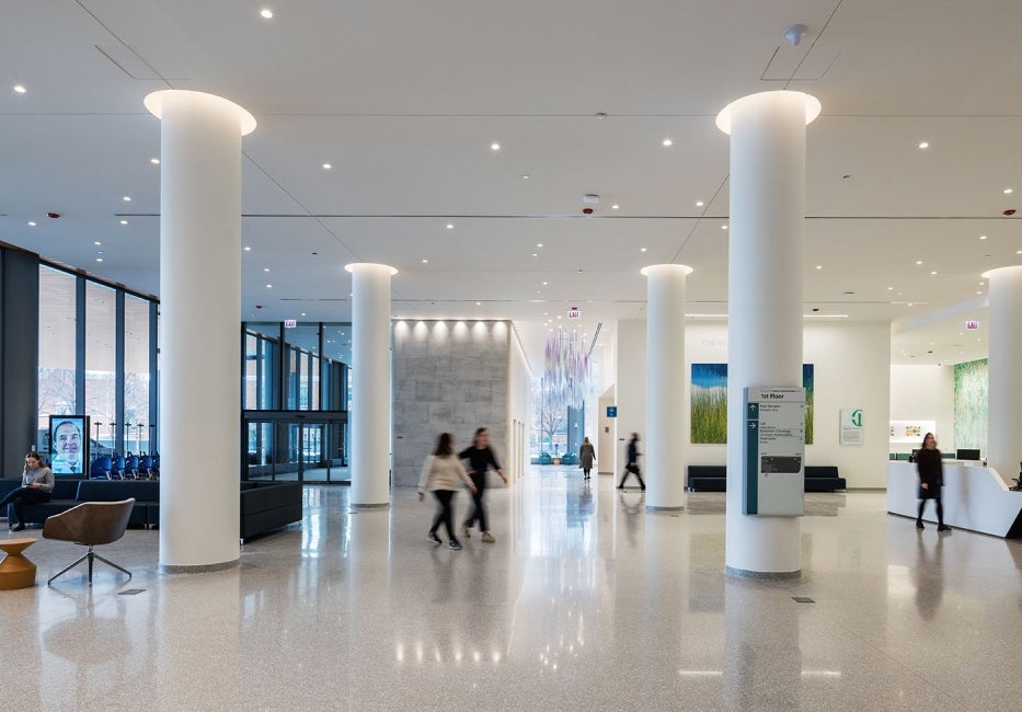 Rush University Medical Center Joan and Paul Rubschlager Building Lobby