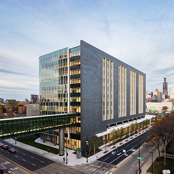 Rush University Medical Center View to City