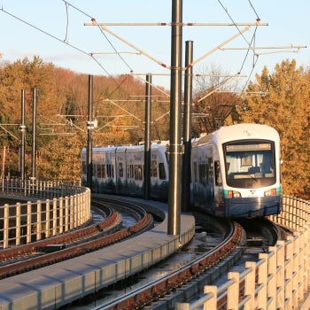 Sound Transit Vehicle Northbound from Mt. Baker Station