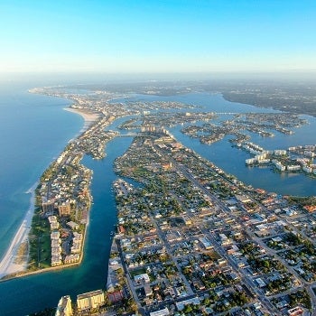 Aerial of St. Petersburg, Florida