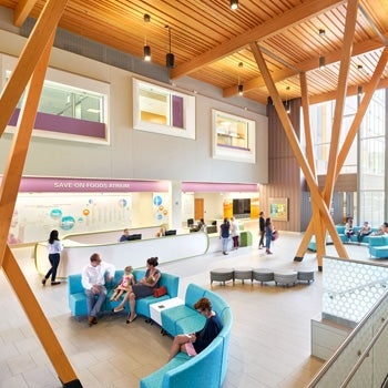 BC Children's Hospital Teck Acute Care Center lobby