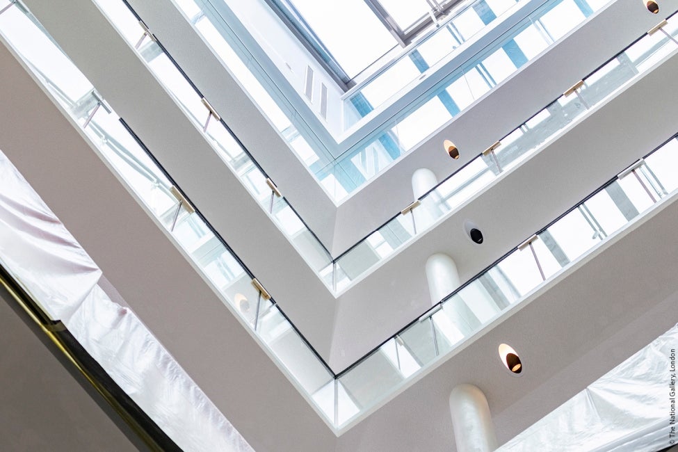 Views of the One Gallery Hub at the National Gallery