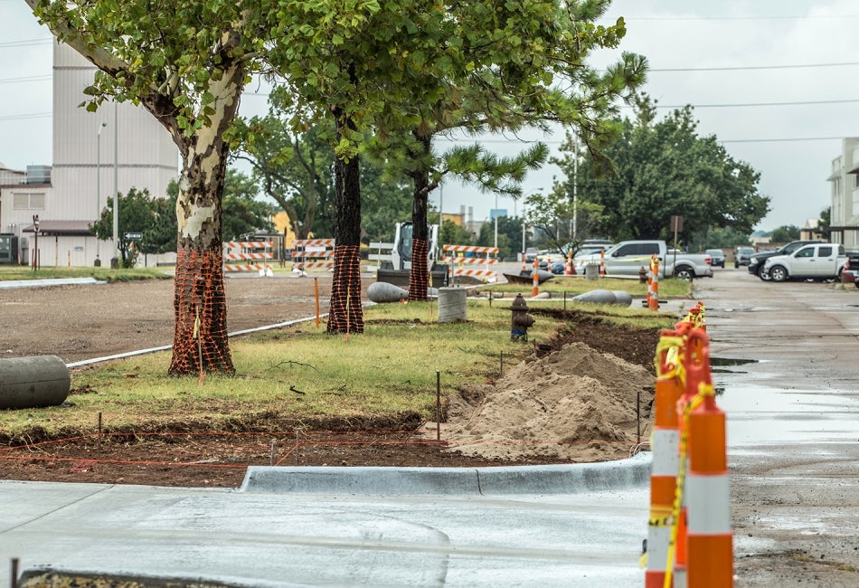 Tinker Air Force Base facility management and construction