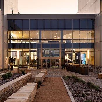 UMC Health and Wellness Community Hospital Courtyard