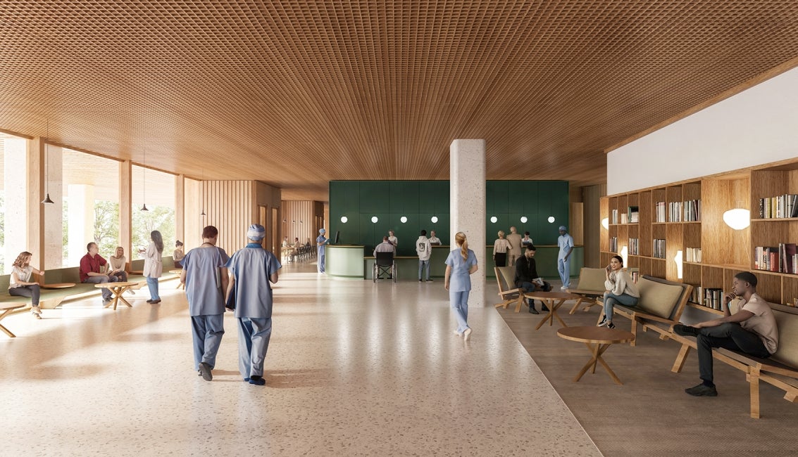 UCSF Helen Diller Medical Center Parnassus Heights New Hospital Lobby