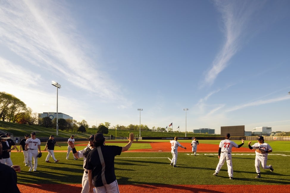 UNO Maverick Park outfield